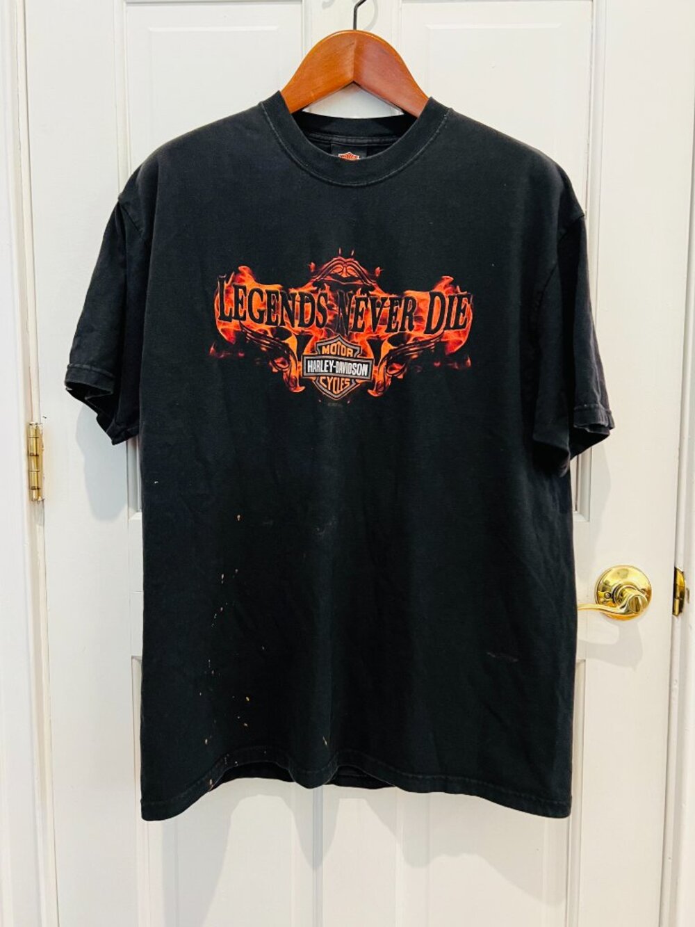 2007 Vintage Harley Davidson Men's Black T-shirt - Picture 3 of 16